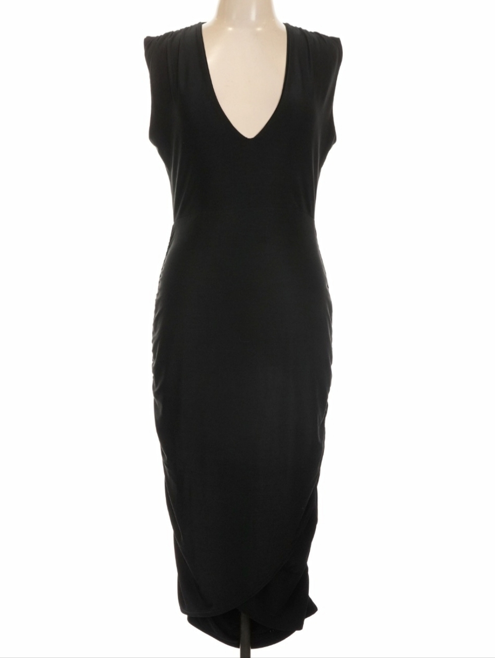 MISSGUIDED Black Midi Dress